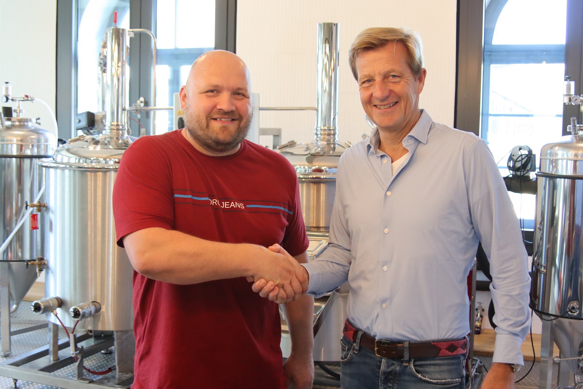 Der Sieger der BestBrewChallenge 2025 löste seinen Gewinn im September ein und besuchte BESTMALZ.